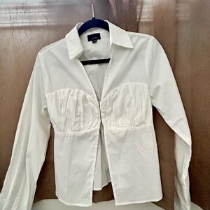 Lumiere white corset style top